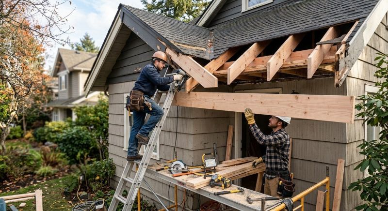 Roof Framing Repair in Wilmington, NC